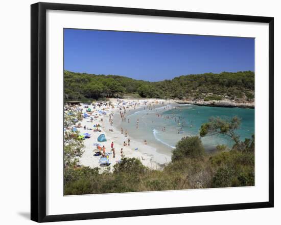 Parc Natural De Mondrago S'Amarador Beach, Mallorca (Majorca), Balearic Islands, Spain, Mediterrane-Stuart Black-Framed Photographic Print