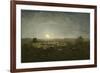 Parc ?outons, clair de lune-Jean-Fran?ois Millet-Framed Giclee Print