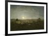 Parc ?outons, clair de lune-Jean-Fran?ois Millet-Framed Giclee Print