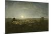 Parc ?outons, clair de lune-Jean-Fran?ois Millet-Mounted Giclee Print