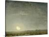 Parc ?outons, clair de lune-Jean-François Millet-Stretched Canvas