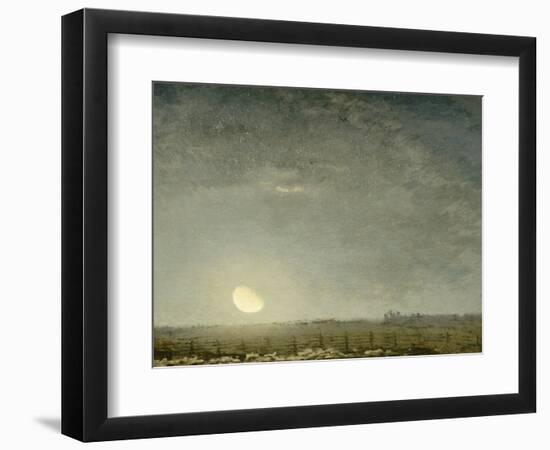 Parc ?outons, clair de lune-Jean-François Millet-Framed Giclee Print