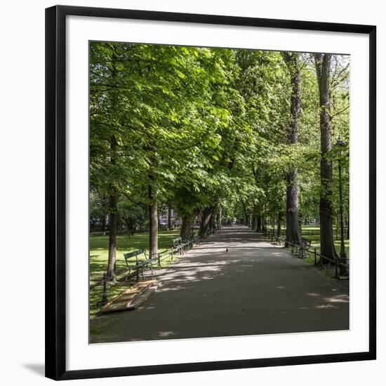 Parc Planty in Krakow, Poland-Jorg Hackemann-Framed Photographic Print