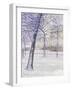 Parc sous la Neige, Paris, c.1888-Gustave Caillebotte-Framed Giclee Print