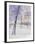 Parc sous la Neige, Paris, c.1888-Gustave Caillebotte-Framed Giclee Print