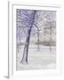 Parc sous la Neige, Paris, c.1888-Gustave Caillebotte-Framed Giclee Print