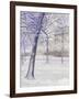 Parc sous la Neige, Paris, c.1888-Gustave Caillebotte-Framed Giclee Print