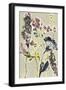 Parchment Flower Field I-Jennifer Goldberger-Framed Art Print