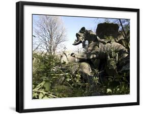 Parco Dei Monstri (Garden of the Monsters), Sacro Bosco, Bomarzo Gardens, Viterbo, Lazio, Italy-Oliviero Olivieri-Framed Photographic Print