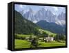 Parco Naturale Puez-Odle, Santa Maddalena, Val Di Funes, Dolomites, Bolzano, Italy-Ruth Tomlinson-Framed Stretched Canvas