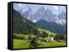 Parco Naturale Puez-Odle, Santa Maddalena, Val Di Funes, Dolomites, Bolzano, Italy-Ruth Tomlinson-Framed Stretched Canvas