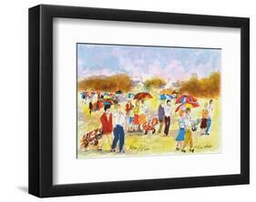 Parcours de Golf II-Urbain Huchet-Framed Collectable Print