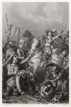 Battle of Rocroi, Louis II Conde Rallies the French-Pardinel-Framed Art Print