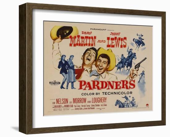 Pardners, 1956-null-Framed Art Print