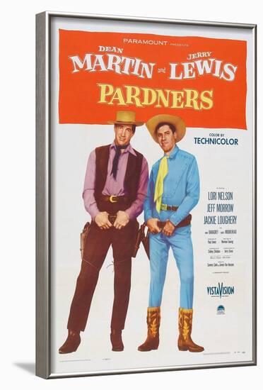 Pardners, Dean Martin, Jerry Lewis, 1956-null-Framed Art Print