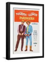 Pardners, Dean Martin, Jerry Lewis, 1956-null-Framed Art Print