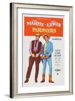 Pardners, Dean Martin, Jerry Lewis, 1956-null-Framed Art Print