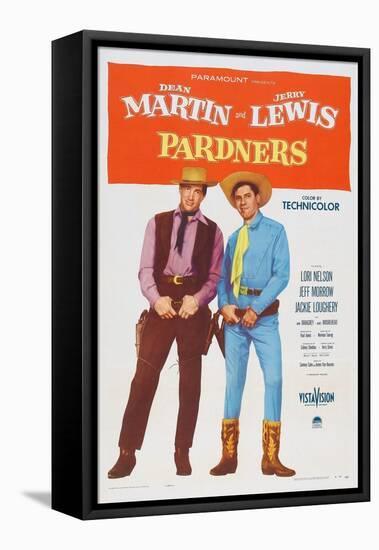 Pardners, Dean Martin, Jerry Lewis, 1956-null-Framed Stretched Canvas