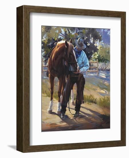 Pardners-Carolyne Hawley-Framed Art Print