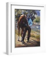 Pardners-Carolyne Hawley-Framed Art Print