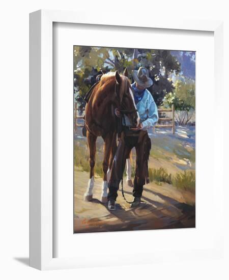 Pardners-Carolyne Hawley-Framed Art Print