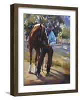 Pardners-Carolyne Hawley-Framed Art Print