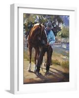 Pardners-Carolyne Hawley-Framed Art Print