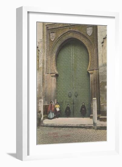 Pardon Gate, Cordoba Mosque, Spain-null-Framed Art Print