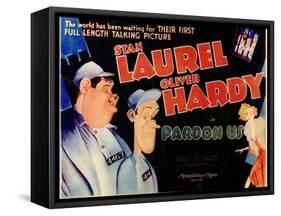 Pardon Us, 1931-null-Framed Stretched Canvas
