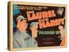 Pardon Us, Titlecard, Front, from Left: Oliver Hardy, Stan Laurel, 1931-null-Stretched Canvas