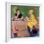 "Parent - Teacher Conference", December 12, 1959-Amos Sewell-Framed Premium Giclee Print