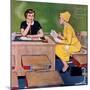 "Parent - Teacher Conference", December 12, 1959-Amos Sewell-Mounted Premium Giclee Print