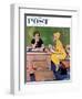 "Parent - Teacher Conference" Saturday Evening Post Cover, December 12, 1959-Amos Sewell-Framed Giclee Print