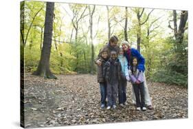 Parents And Children In a Wood-Ian Boddy-Stretched Canvas