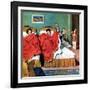 "Parents' Reveille", February 20, 1954-Amos Sewell-Framed Giclee Print