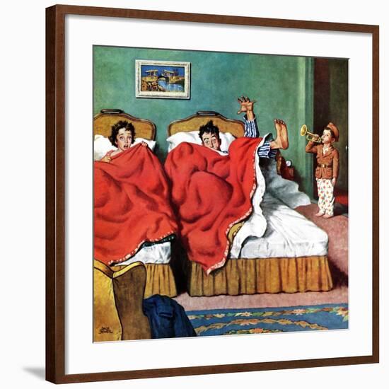 "Parents' Reveille", February 20, 1954-Amos Sewell-Framed Giclee Print