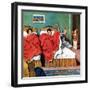 "Parents' Reveille", February 20, 1954-Amos Sewell-Framed Giclee Print