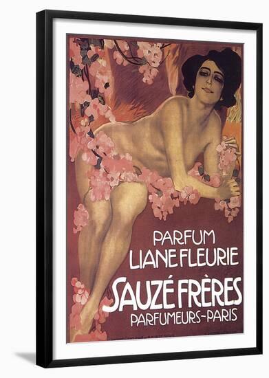 Parfum Liane Fleurie Sauze Freres-null-Framed Art Print