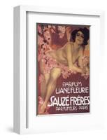 Parfum Liane Fleurie Sauze Freres-null-Framed Art Print