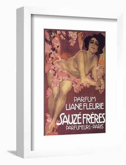 Parfum Liane Fleurie Sauze Freres-null-Framed Art Print