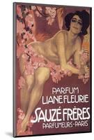 Parfum Liane Fleurie Sauze Freres-null-Mounted Art Print