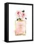 Parfume Peach with Rose-Amanda Greenwood-Framed Stretched Canvas