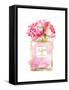 Parfume Pink with Peony-Amanda Greenwood-Framed Stretched Canvas