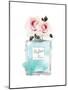 Parfume Teal with Rose-Amanda Greenwood-Mounted Art Print