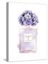 Parfume Violet with Hydrangea-Amanda Greenwood-Stretched Canvas