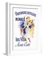 Parfumerie-Distillerie, Monaco-Jules Chéret-Framed Art Print