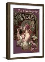 Parfumerie Violet-null-Framed Giclee Print