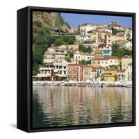 Parga, Greece, Europe-John Miller-Framed Stretched Canvas