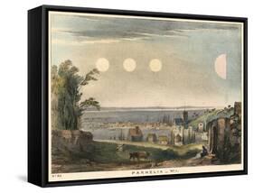 Parhelia (Mock Sun) Without Haloes, Observed in England in 1698-null-Framed Stretched Canvas