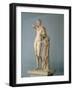 Parian Marble Statue of Hermes Holding Infant Dionysus in His Arms-null-Framed Giclee Print